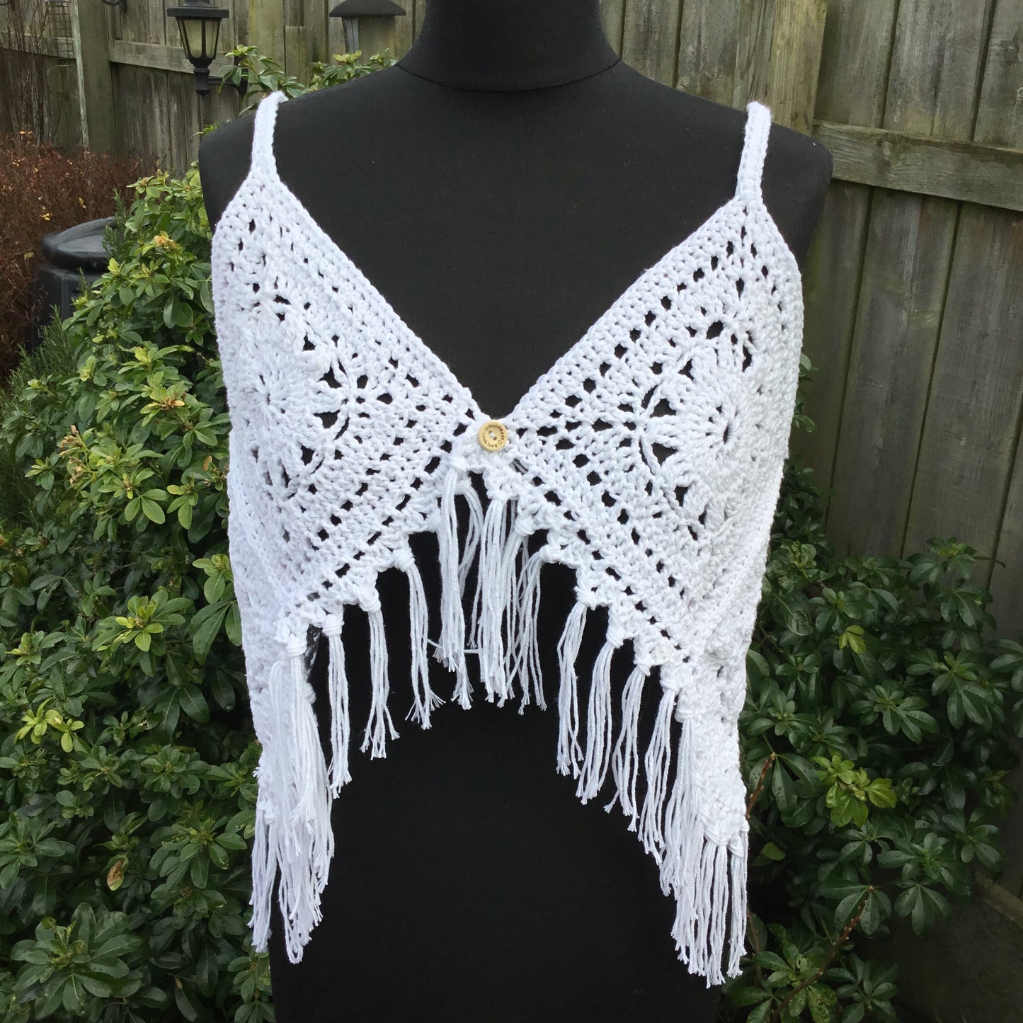 Handmade Boho Granny Square Waistcoat Vest