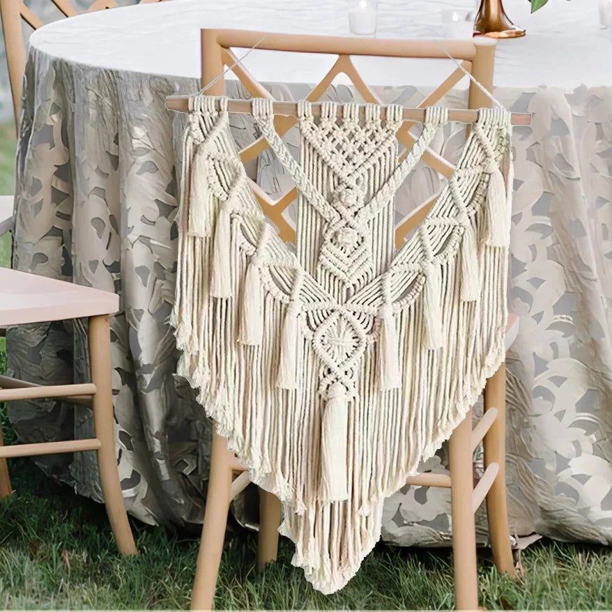 Boho Macrame Tasselled Wall Hanging