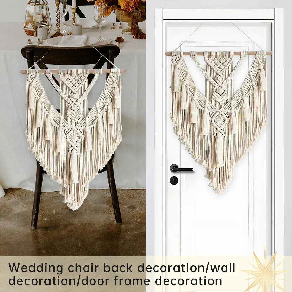 Boho Macrame Tasselled Wall Hanging